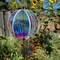 In the Breeze 2682 - 16 inch Iridescent Gazing Ball Spinner - Outdoor Garden Décor